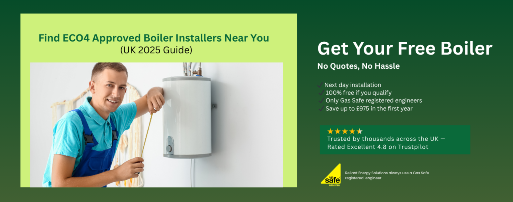 ECO 4 Boiler Installers in UK