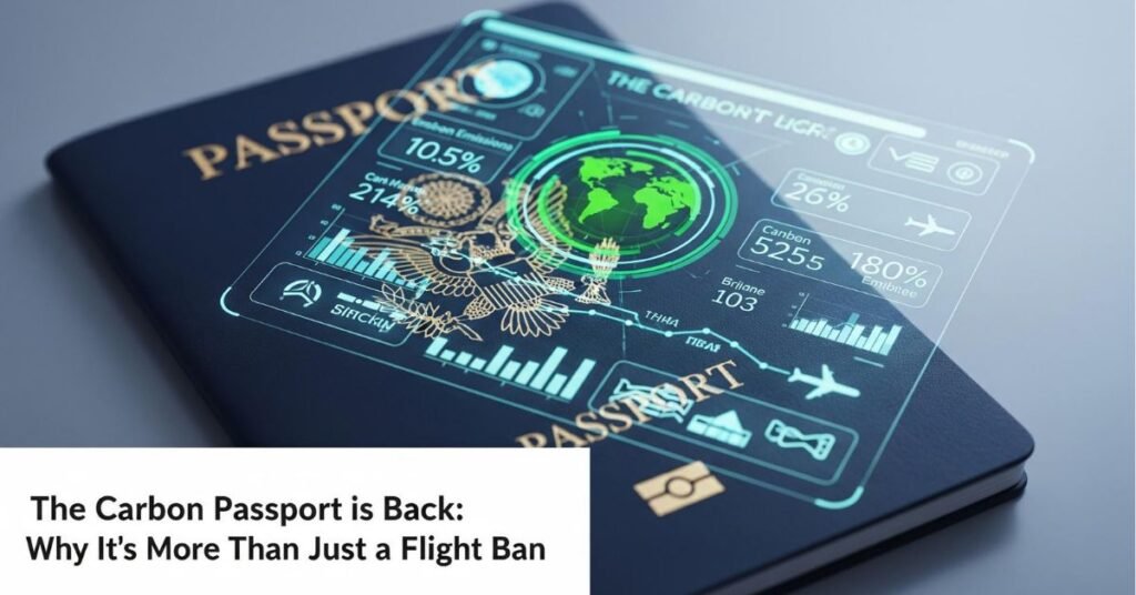 The Carbon Passport is Back: Why It’s More Than Just a Flight Ban